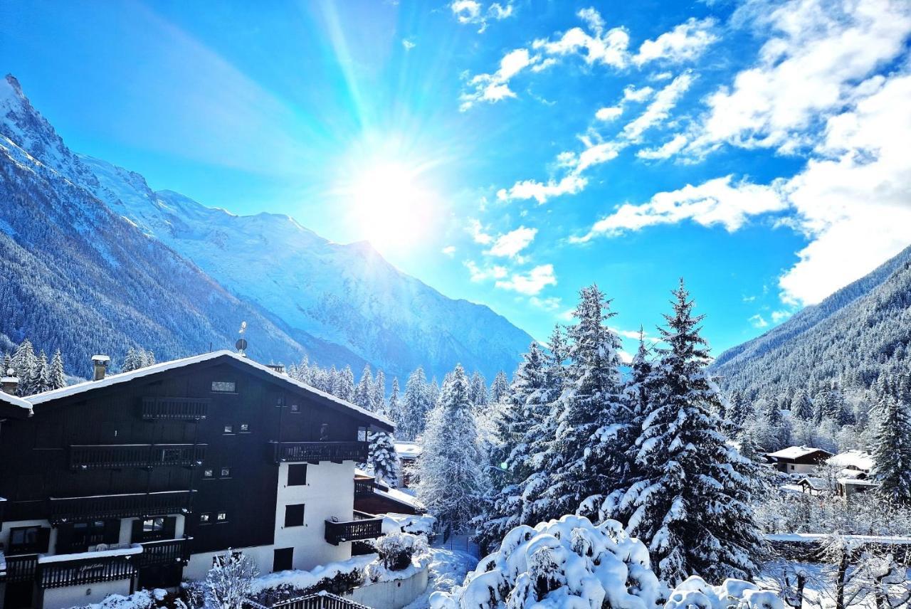 Chamonix Superbe Appartement Vue Mont Blanc מראה חיצוני תמונה
